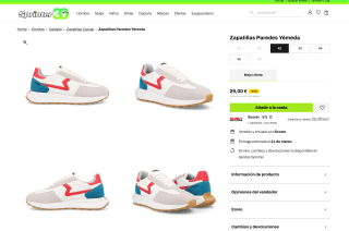 Zapatillas Paredes Yémeda Hombre por solo 29€