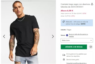 Hasta 70% + 30% EXTRA en tu compra en ASOS ropa desde 2,10€