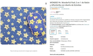 Ratón inalámbrico - Mr Wonderful Estrellas, Alfombrilla incluida, Wireless con receptor USB por 20.65€