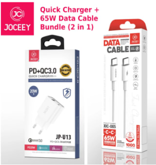 Cargador Joceeyusb C 20W con cable USB por 10,05€