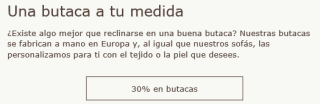 30% dto en butacas Bolia