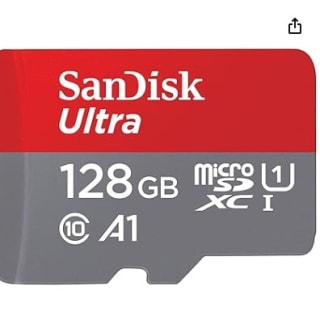 Tarjeta SanDisk 128GB Ultra de Memoria microSDXC con adaptador SD por 10,18€
