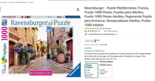 Puzzle Mediterráneo: Francia, Puzzle 1000 Piezas por 8,13€