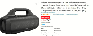 Soundcore Motion Boom voor €64,99 bij Amazon
