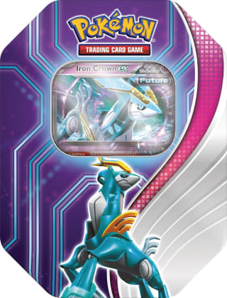 Pokémon - Scarlet & Violet - Paradox Destinies Tin - Iron Crown - Trading Cards voor €20,99 bij Amazon