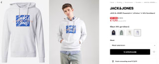 Jack & Jones Jjcolton hoodie vooor €11,90 bij About You