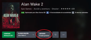 Alan Wake Remastered Gratis! en Xbox Store