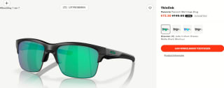 Oakley Thinlink zonnebril in diverse kleuren voor €72,50 bij Oakley