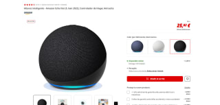 Recopilación Altavoz inteligente - Amazon Echo Dot (5. Gen 2022), Controlador de Hogar, por 25,62€