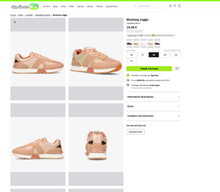 Zapatillas Mustang Joggo Mujer por solo 19,99€