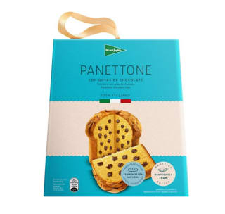 Panettone con gotas de chocolate em esstuche 750g a solo 2,95€