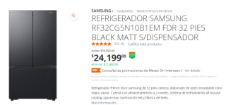 Refrigerador Samsung 32 pies por $21,779 en Home Depot