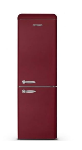Frigorífico Combi Vintage 315L E Burdeos Schneider SCB315VNFWR por 529.89€