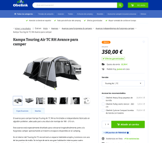 Kampa Touring Air TC RH Avance para camper por solo 350€
