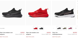 PUMA Flyer Lite dames/heren hardloopschoenen (diverse kleuren) voor €22,06 @ PUMA