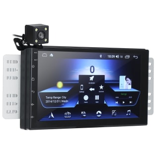 Reproductor multimedia 2 DIN para coche con Android y GPS + cámara de visión trasera por 52,37€