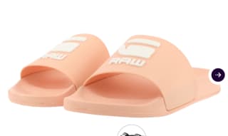 G-Star Raw Cart III dames slippers voor €7,95 bij iBOOD