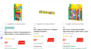 2+1 op geselecteerde SES speelgoed bij Bol