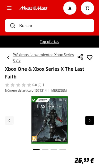 The Lost Faith Xbox por 26,99€.