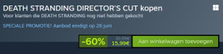 Death Stranding Director's Cut voor €15,99 via Steam