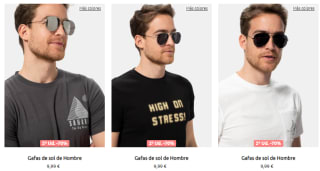 2 gafas de sol por 9,09€