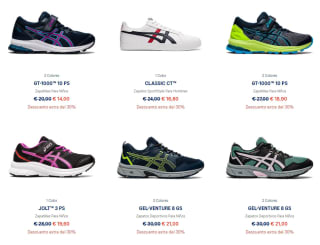 Hasta 30% dto Adicional en Asics Outlet