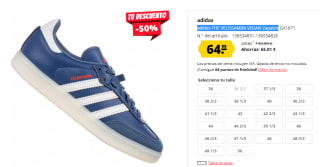 Zapatillas de Hombre adidas THE VELOSAMBA VEGAN por 64.99€