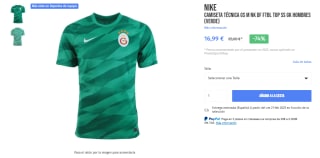 Nike camiseta técnica Galatasaray GS M NK DF FTBL TOP por 16,99€