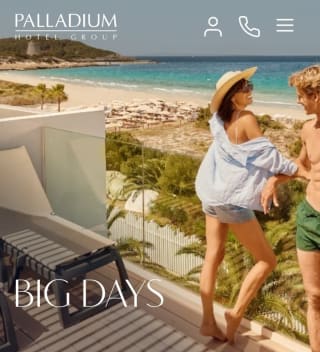 -30% en Palladium Hotel Group.