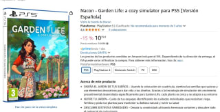 Juego Garden Life PS5 versión española por 10,75€