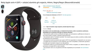 Apple Watch Series 4 Reacondicionado a $ $3,291 en Amazon