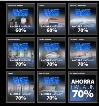 Ofertas Black Friday hasta 70% dto desde Jysk