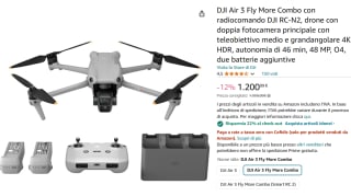 DJI Air 3 Fly More Combo (DJI RC-N2) voor €936,23 bij Amazon