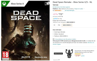 Xbox Series X Dead Space Remake voor €15 bij Amazon