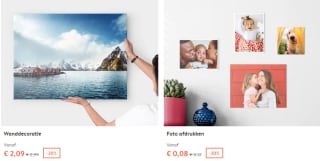 30% korting op wanddecoratie en fotoafdrukken bij Albelli
