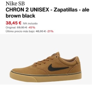 Zapatillas Nike SB Chron 2 por 32.68€