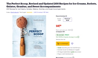 The Perfect Scoop - David Lebovitz Engels boek met 200 ijsrecepten voor €18,99 bij Bol.com