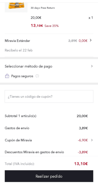 SCALIBOR Collar antiparasitario para Perros Pequeños y Medianos por 13,10€.