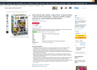 Funko Pop! Star Wars: Ahsoka Captain Enoch por 8,98€