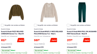 Tot 60% korting op kleding van Scotch & Soda & Petrol Industries bij Bol