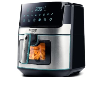 Freidora de Aire 6.5L con Ventana, 8 programas, Pantalla LED, Control Táctil EUDAI por 59.9€