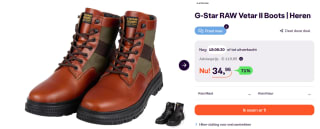 G-Star Raw - Ankle Boot/Bootie voor €34,95 bij Ibood