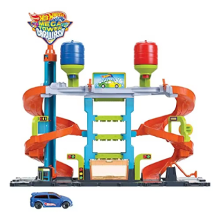 Hot Wheels City Mega torre lavado de coches Pista para vehículos de juguete porv 27,63€