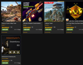 Gratis marketplace assets voor de maand juni 2024 via Unrealengine