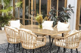 Feel Furniture – Ibiza – Dinnerset – voor 6 personen voor €499 bij Dagknaller