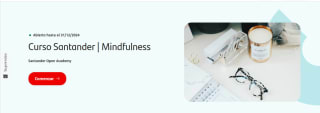 Curso Mindfulness gratis en Santander open academy