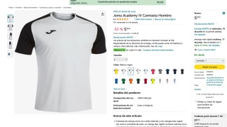 Camiseta Joma Academy IV Hombre por solo 5,49€