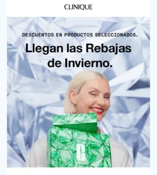 Hasta -60% Rebajas en Clinique.