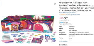 My Little Pony IIzzy Moonbow Eenhoorn tuinfeest voor €8,69 bij Amazon