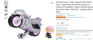 Patrulla Canina Moto Juguete Moto PUPS Skye por 8,79€